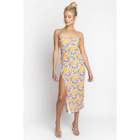 RESA Madison Open Back Midi Dress XS - Picture 1 of 9